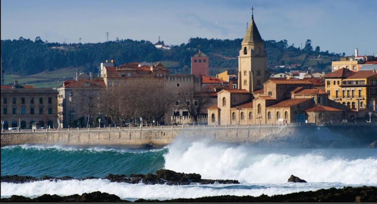Apto. Vista Playa Poniente 기욘 외부 사진
